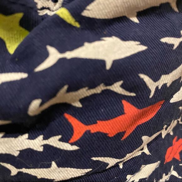 Shark Bucket Hat Baby Toddler Summer Sun Hat Ocean Sea Life Print - Picture 3 of 4